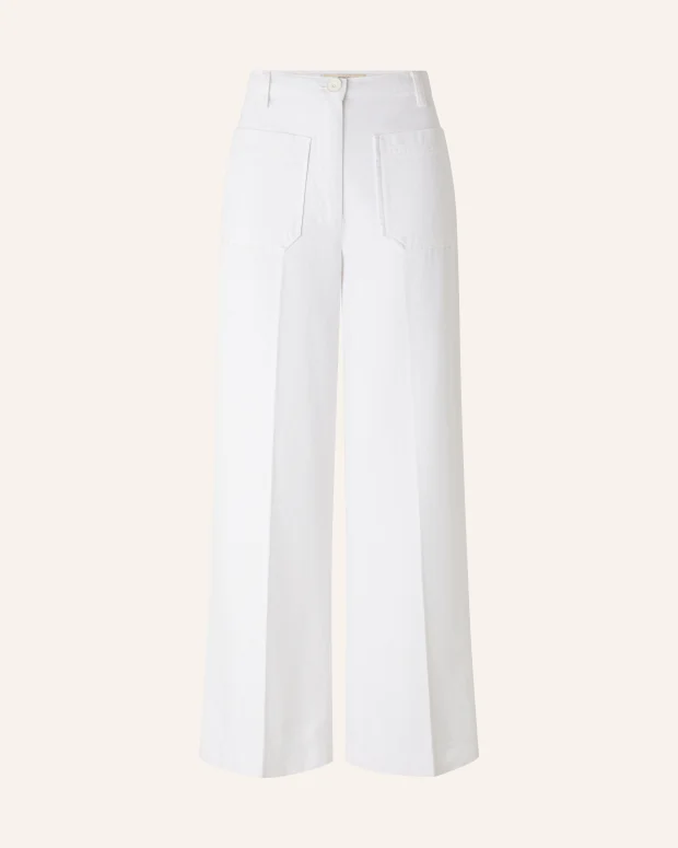 Aldricks Straight Leg Pleated Pant (Optical White) - Image 5